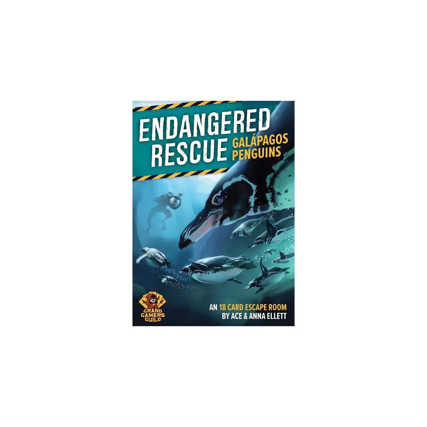 Grand Gamers Guild Endangered Rescue #1: Galapagos Penguins 1-4 players, ages 10+, 60 minutes