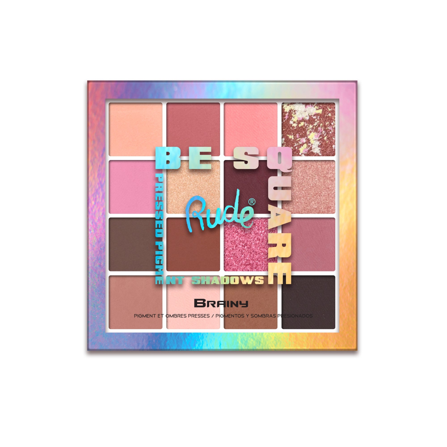 RUDE Be Square Pressed Pigments & Shadows
