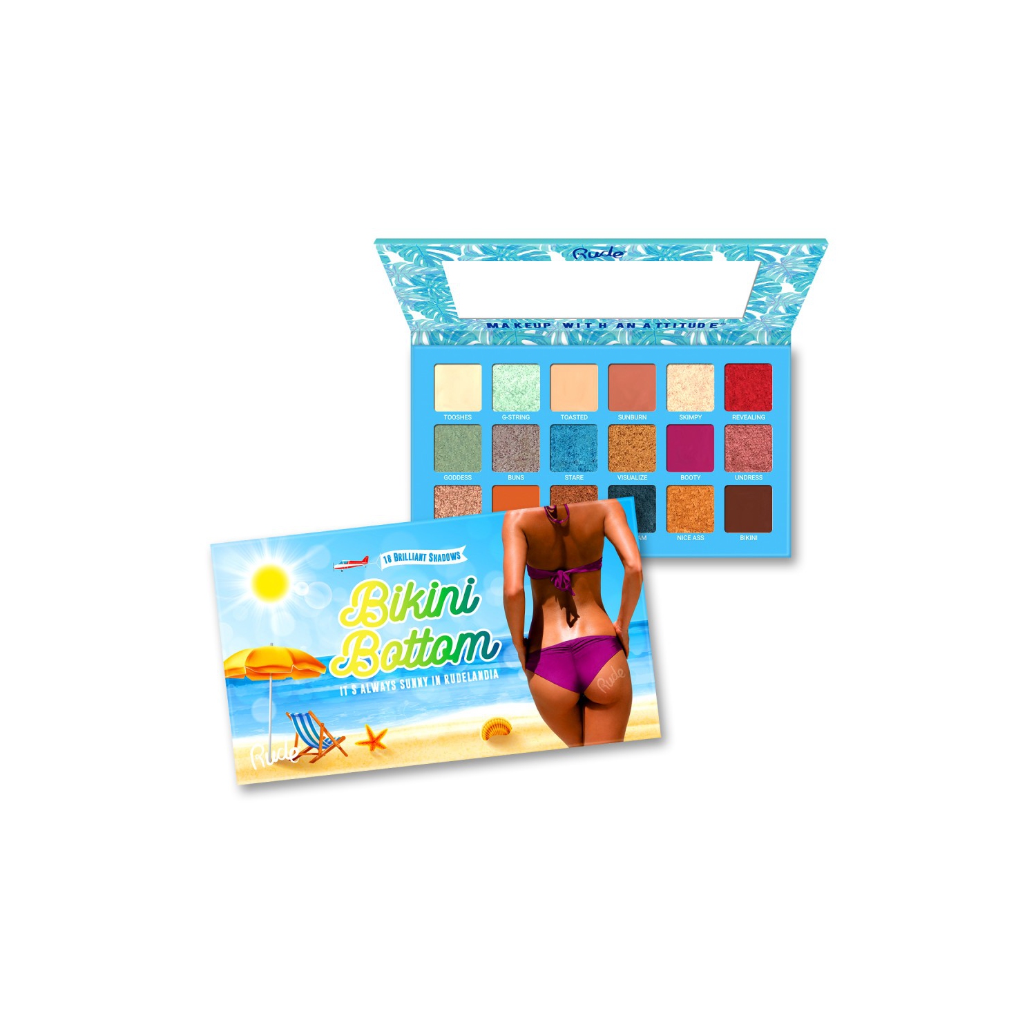 Bas de bikini IMPOLI - palette de fards à paupières 18