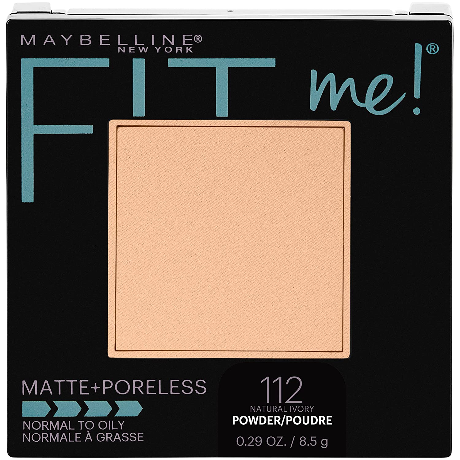 Poudre MAYBELLINE Fit Me Matte + sans noyau