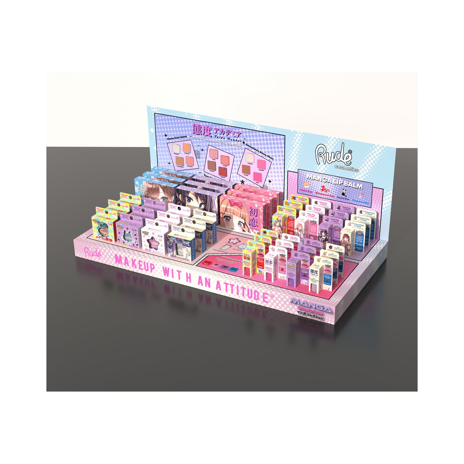 RUDE The Manga Collection Display Set
