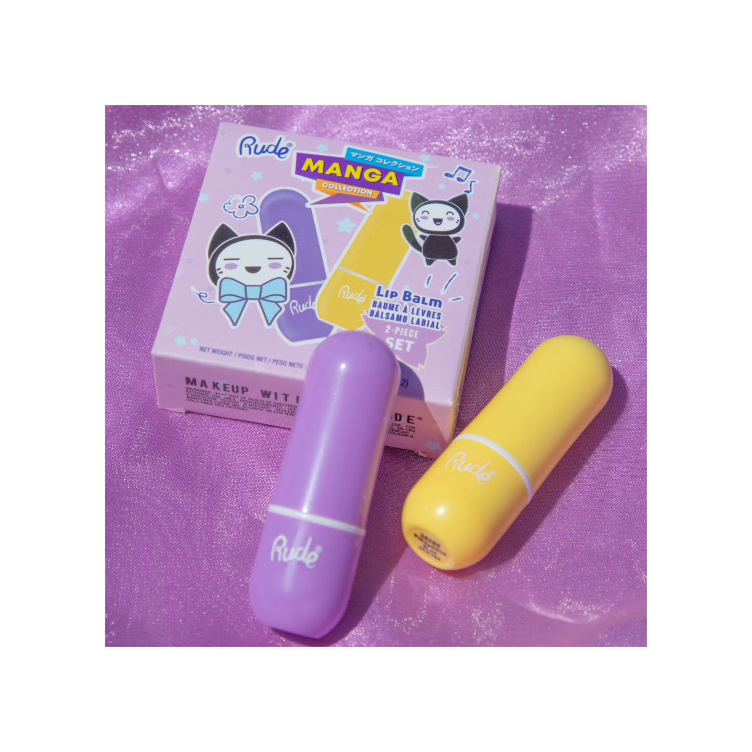 RUDE Manga Collection Lip Balm Duo