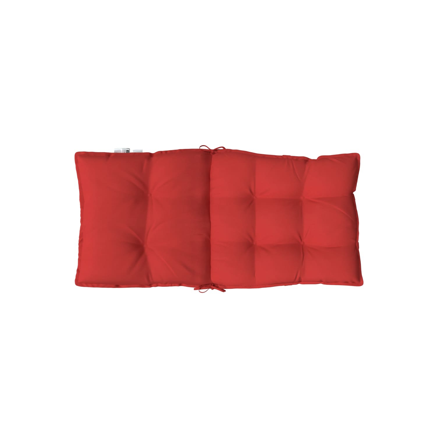 vidaXL Lowback Chair Cushions 4 pcs Red Oxford Fabric