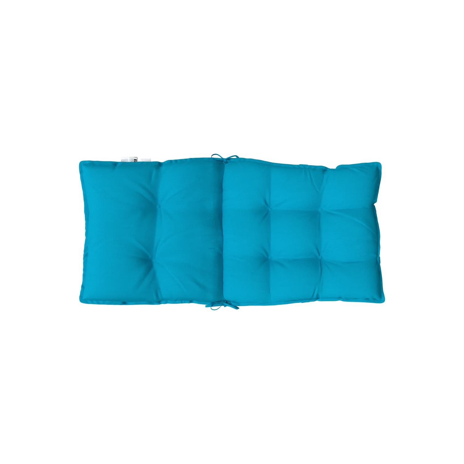 vidaXL Lowback Chair Cushions 4 pcs Light Blue Oxford Fabric