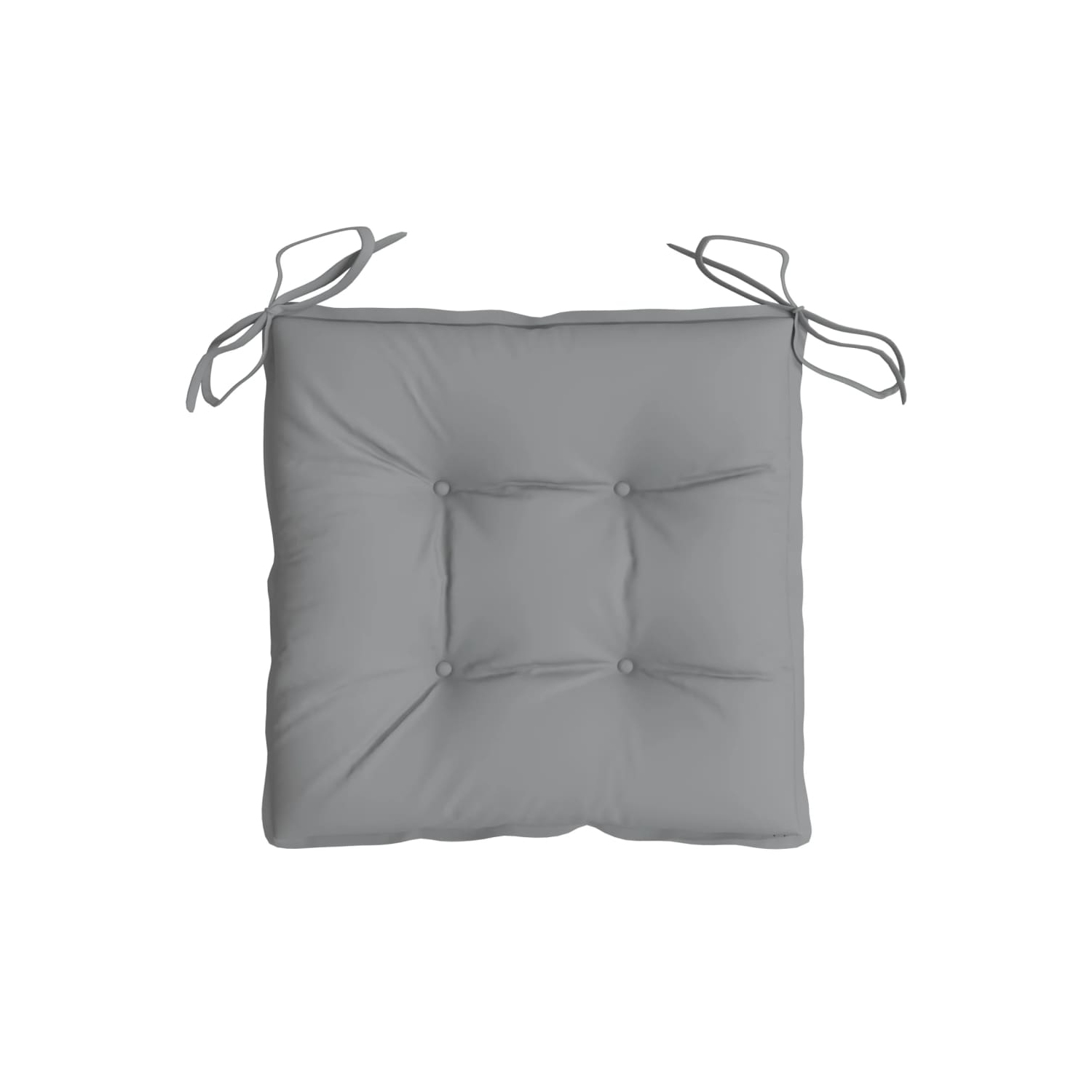 vidaXL Chair Cushions 6 pcs Grey 50x50x7 cm Oxford Fabric