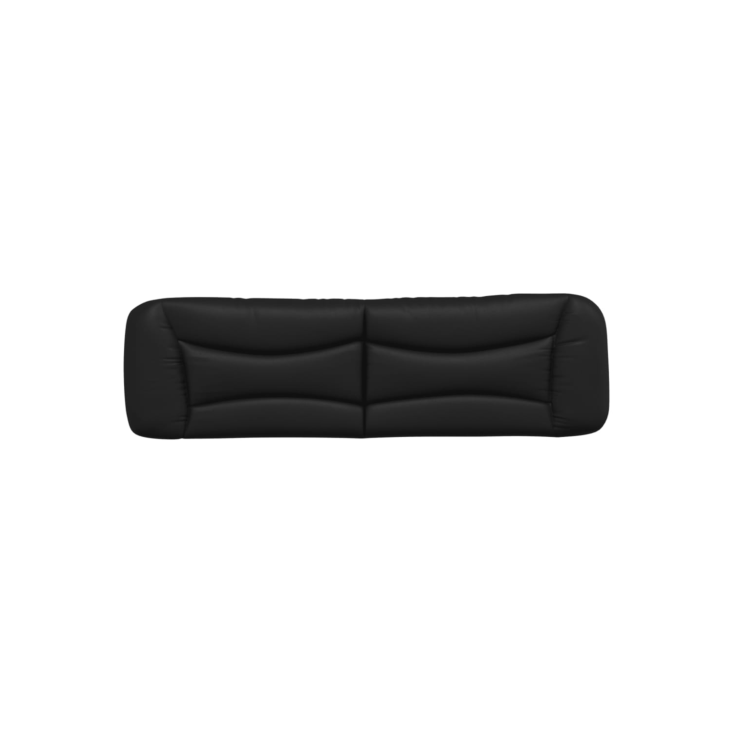 vidaXL Headboard Cushion "Hvar" Black 183 cm Faux Leather