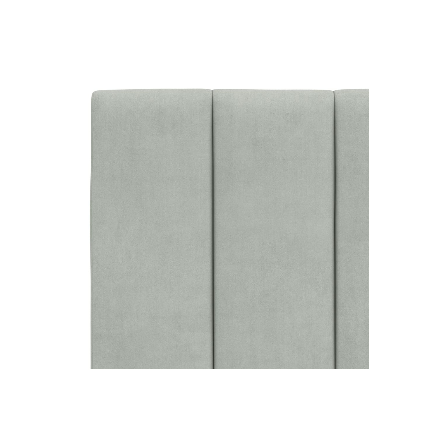 vidaXL Headboard Cushion "Hanko" Light Grey 137 cm Velvet