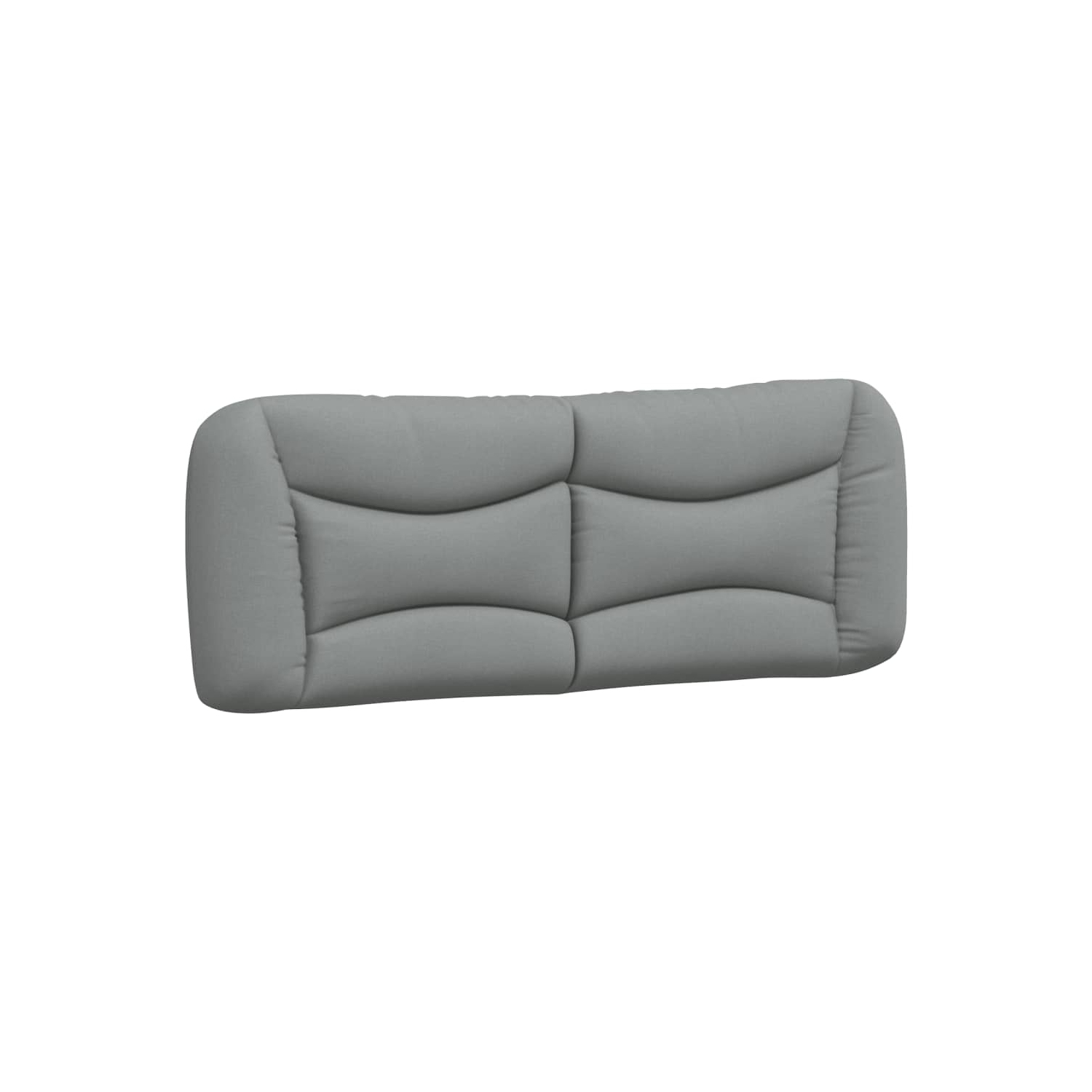vidaXL Headboard Cushion "Hvar" Light Grey 137 cm Fabric