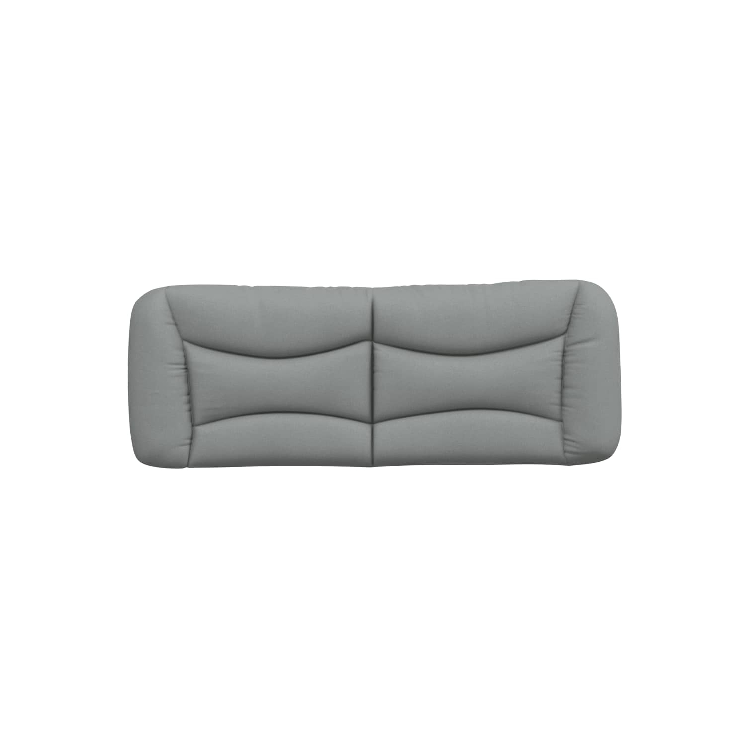 vidaXL Headboard Cushion "Hvar" Light Grey 137 cm Fabric