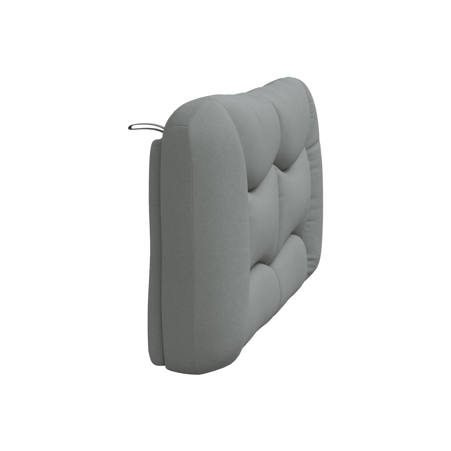 vidaXL Headboard Cushion "Hvar" Light Grey 137 cm Fabric