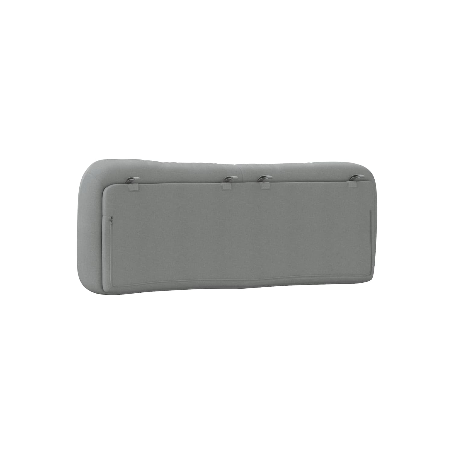 vidaXL Headboard Cushion "Hvar" Light Grey 137 cm Fabric