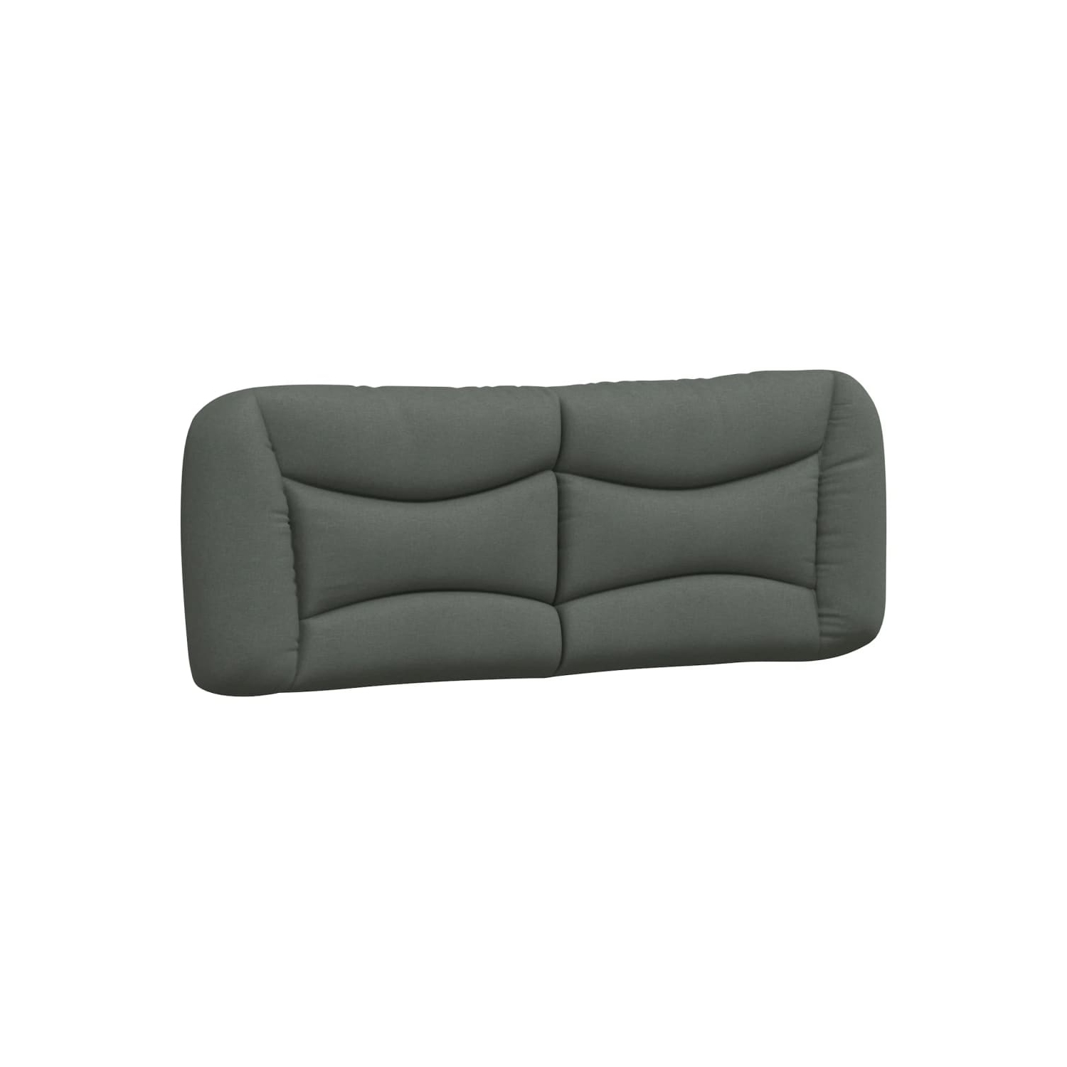 vidaXL Headboard Cushion "Hvar" Dark Grey 137 cm Fabric