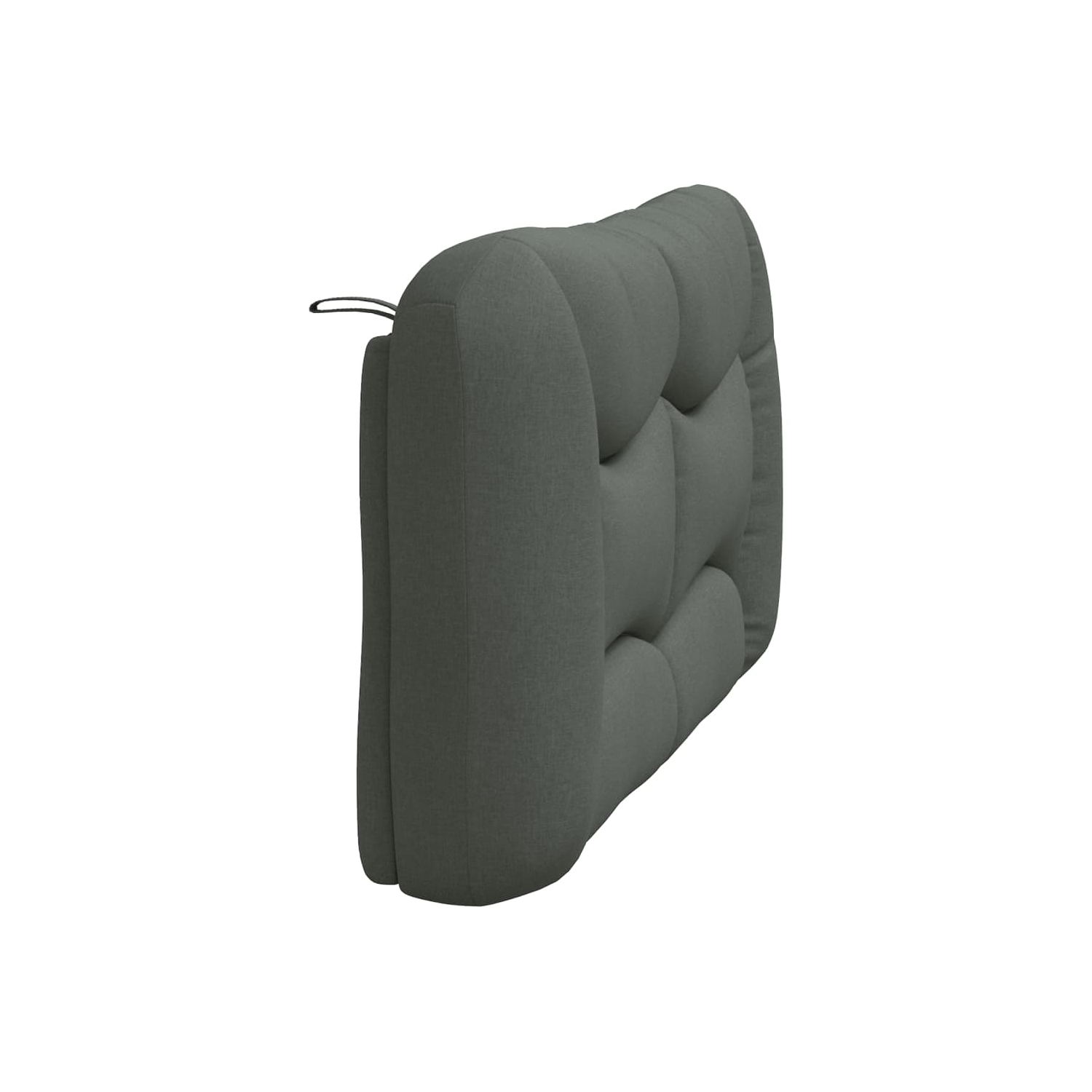 vidaXL Headboard Cushion "Hvar" Dark Grey 137 cm Fabric