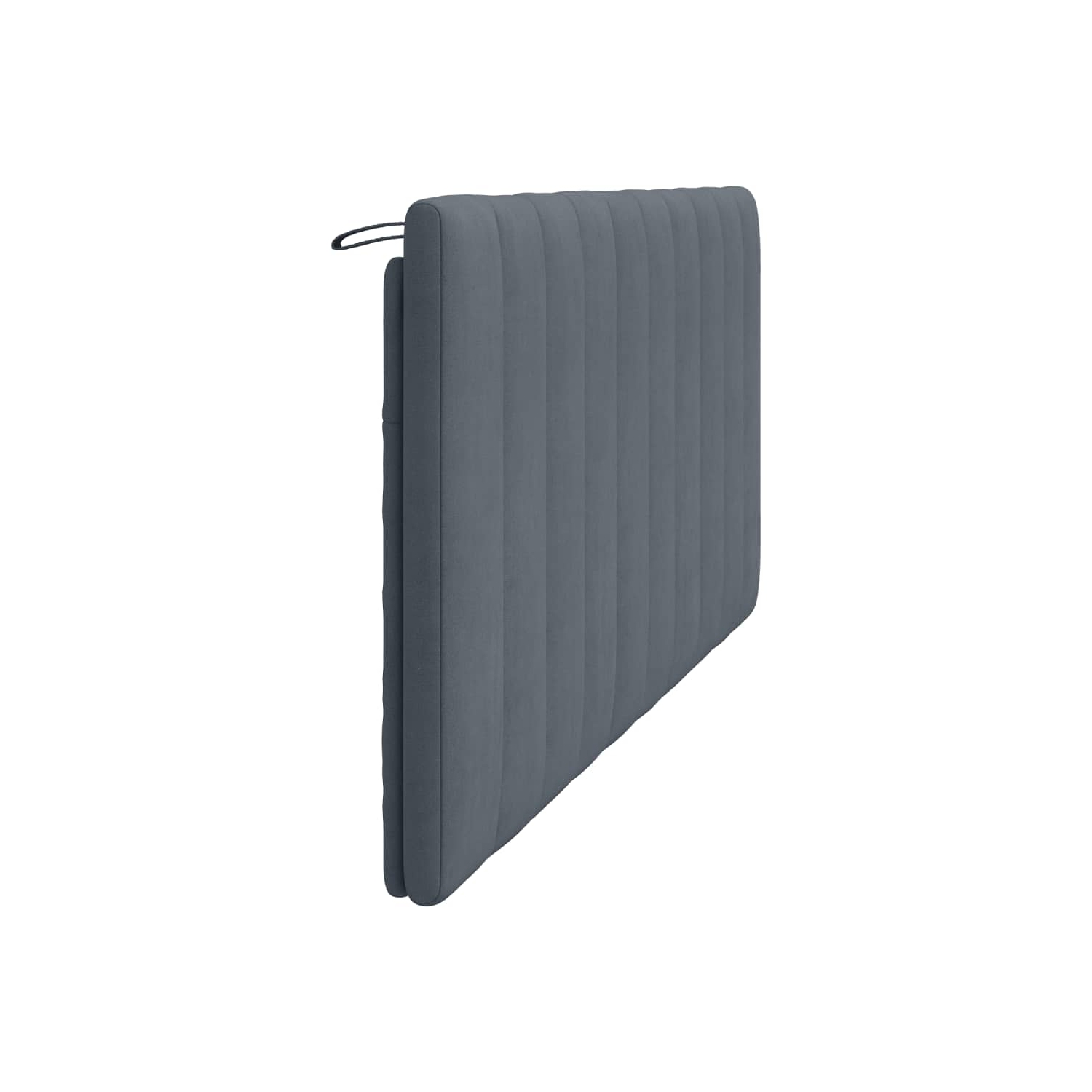 VidaXL – Coussin de tête de lit « Hanko » en velours 183 cm gris foncé