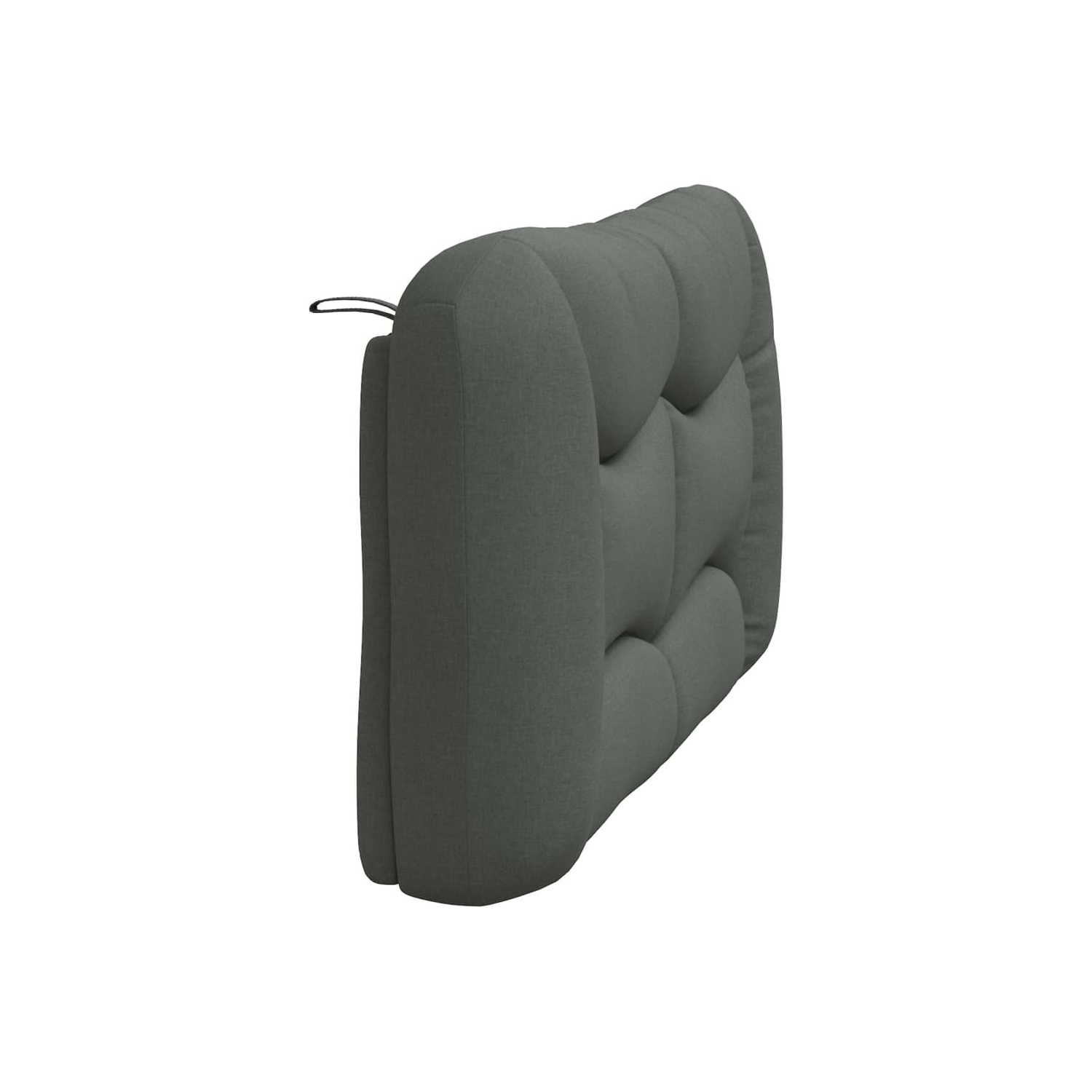 vidaXL Headboard Cushion "Hvar" Dark Grey 137 cm Fabric