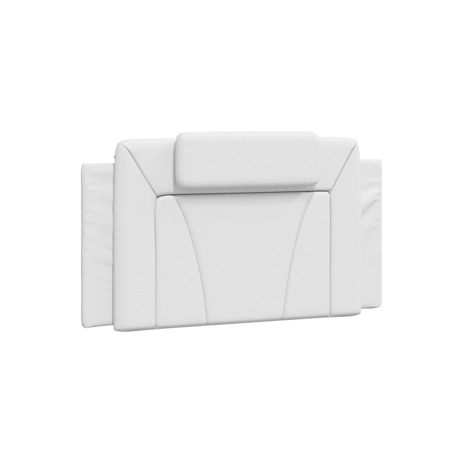 VidaXL – Coussin de tête de lit «&nbsp;Viana&nbsp;» Similicuir blanc 100&nbsp;cm