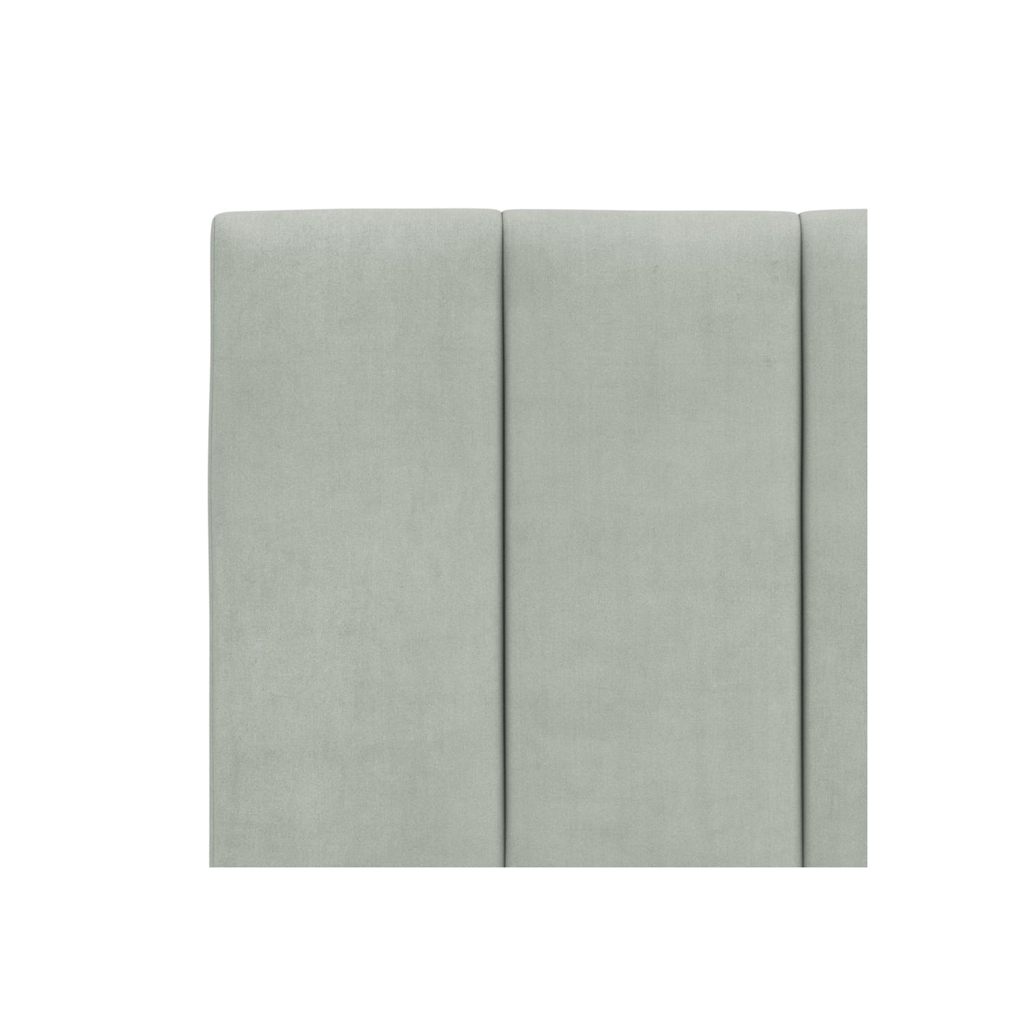 vidaXL Headboard Cushion "Hanko" Light Grey 152 cm Velvet