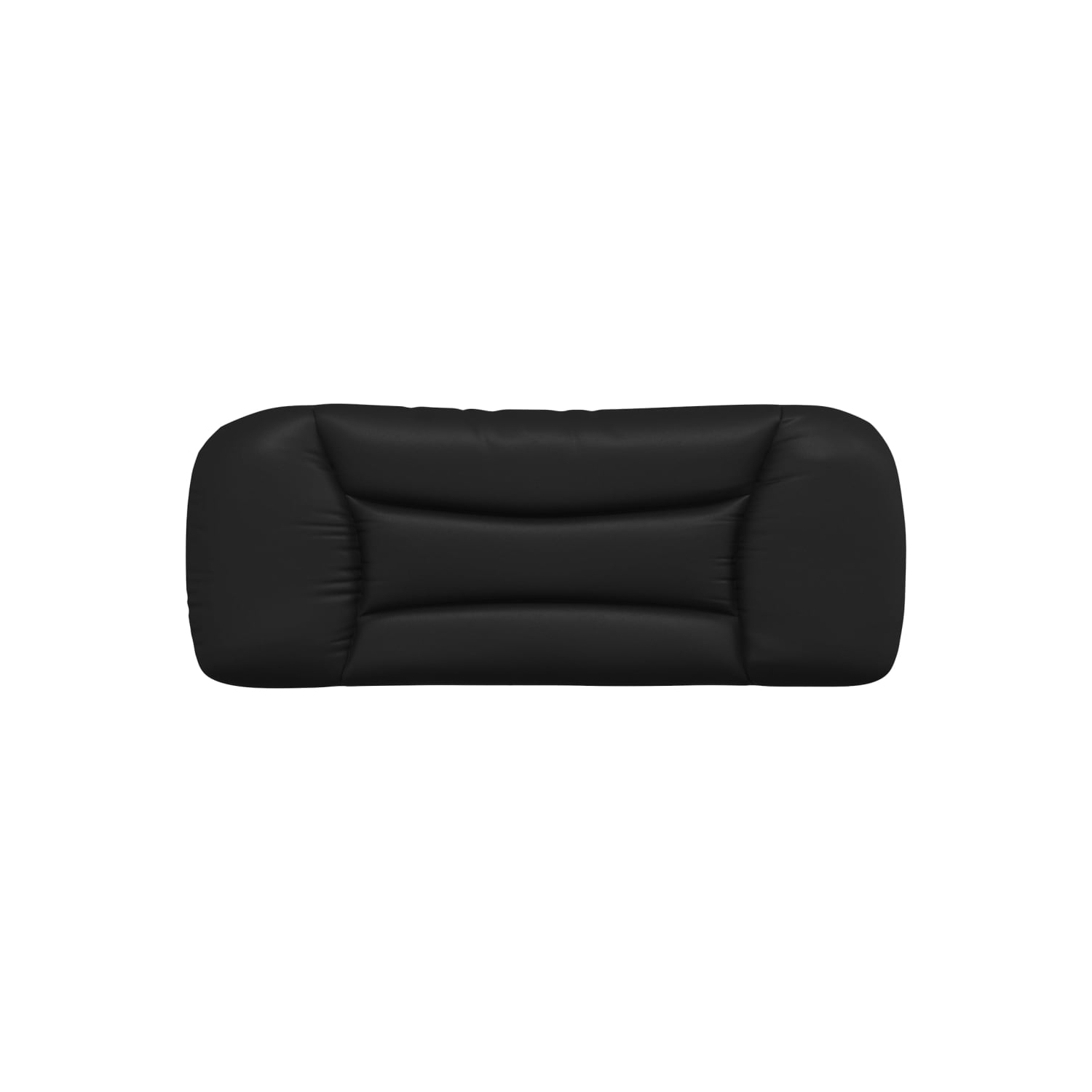 vidaXL Headboard Cushion "Hvar" Black 100 cm Faux Leather