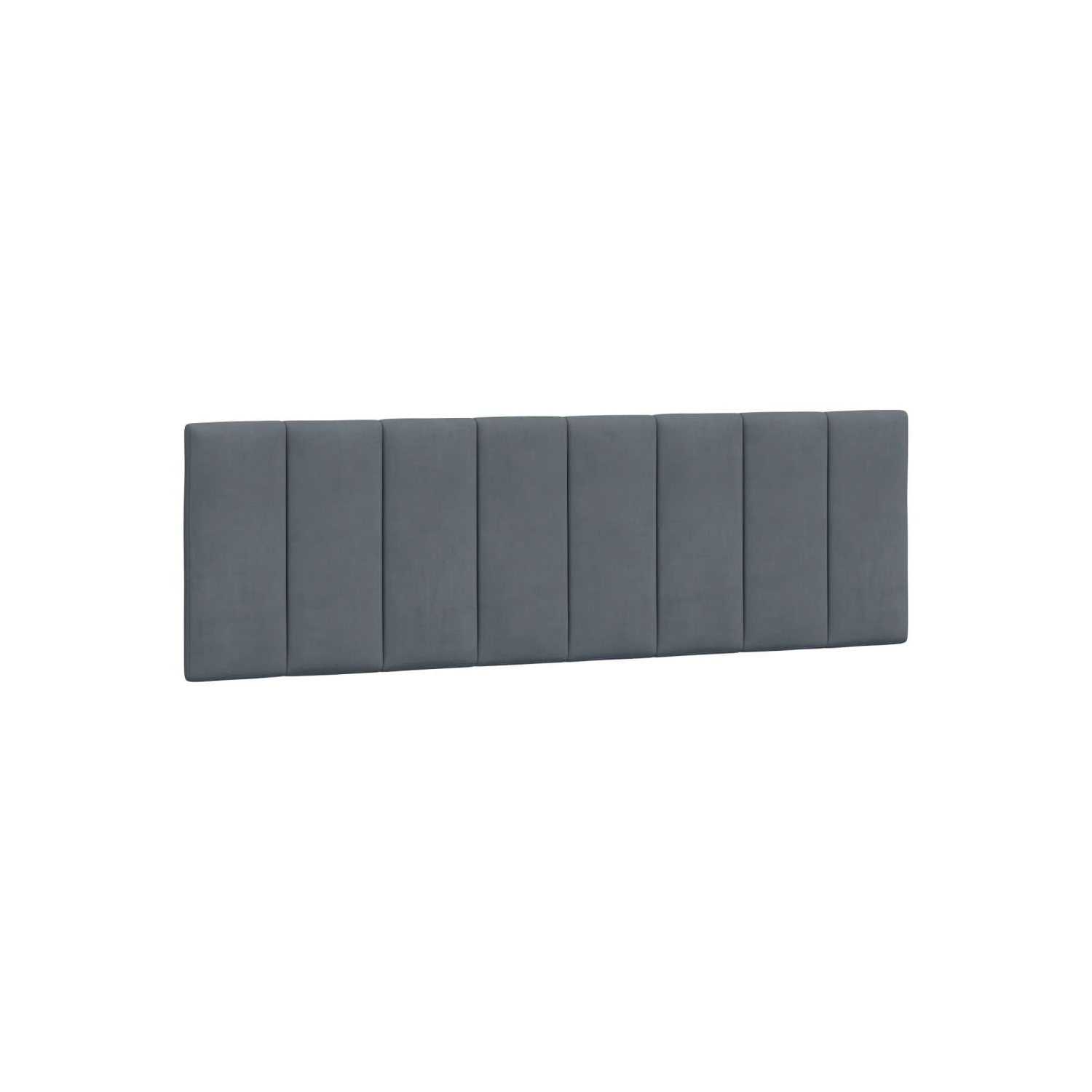 vidaXL Headboard Cushion "Hanko" Dark Grey 152 cm Velvet