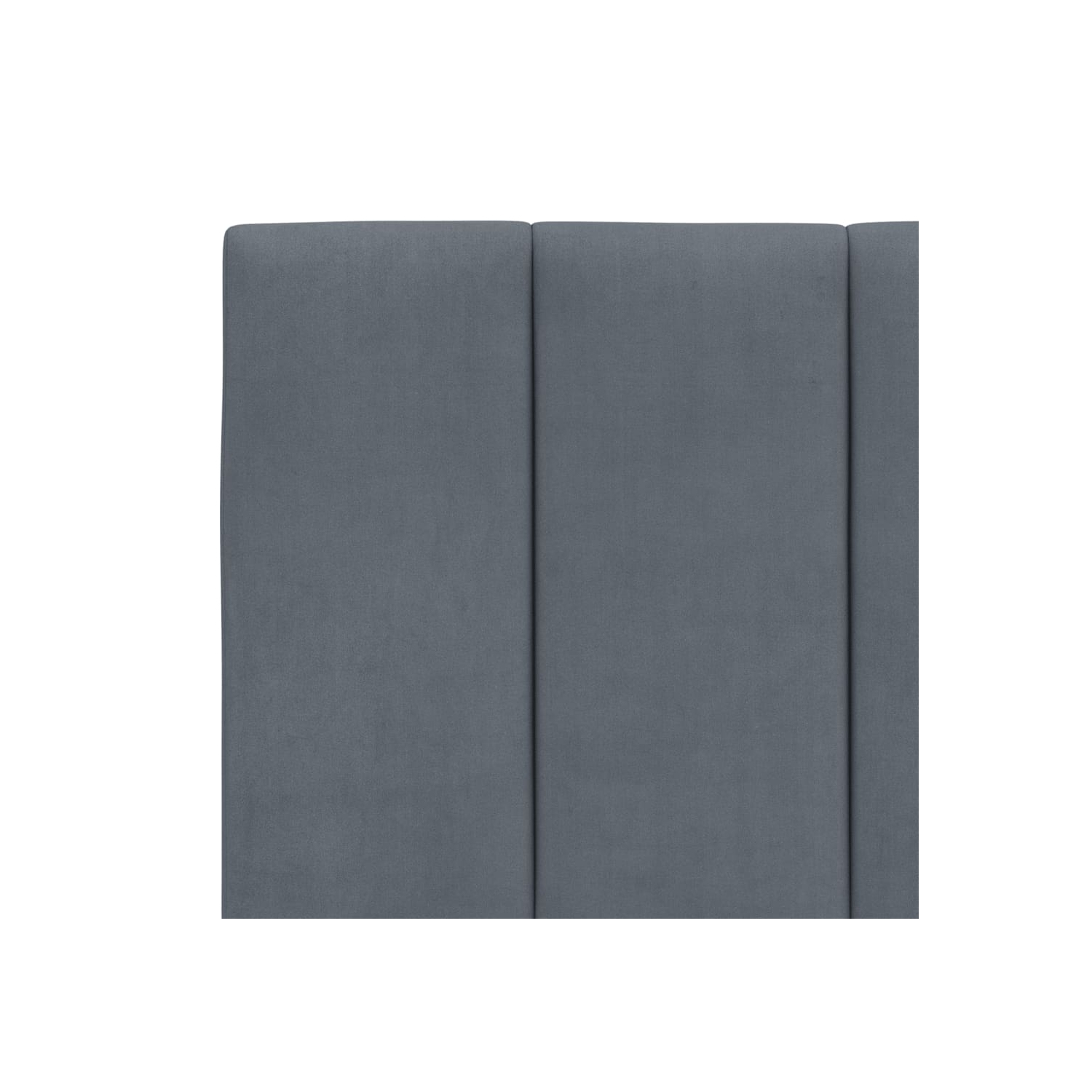 vidaXL Headboard Cushion "Hanko" Dark Grey 152 cm Velvet