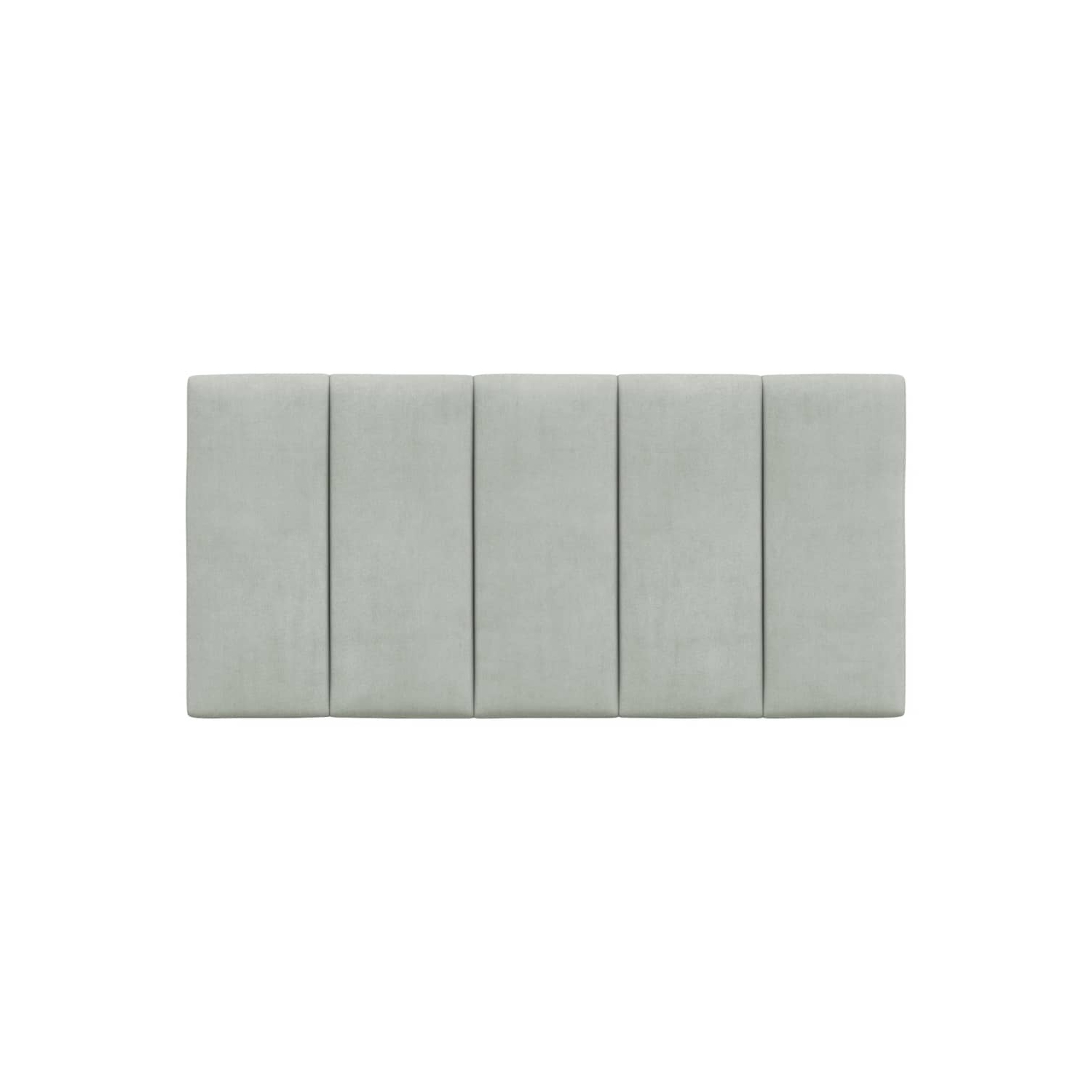 VidaXL – Coussin de tête de lit «&nbsp;Hanko&nbsp;» en velours 100&nbsp;cm gris pâle