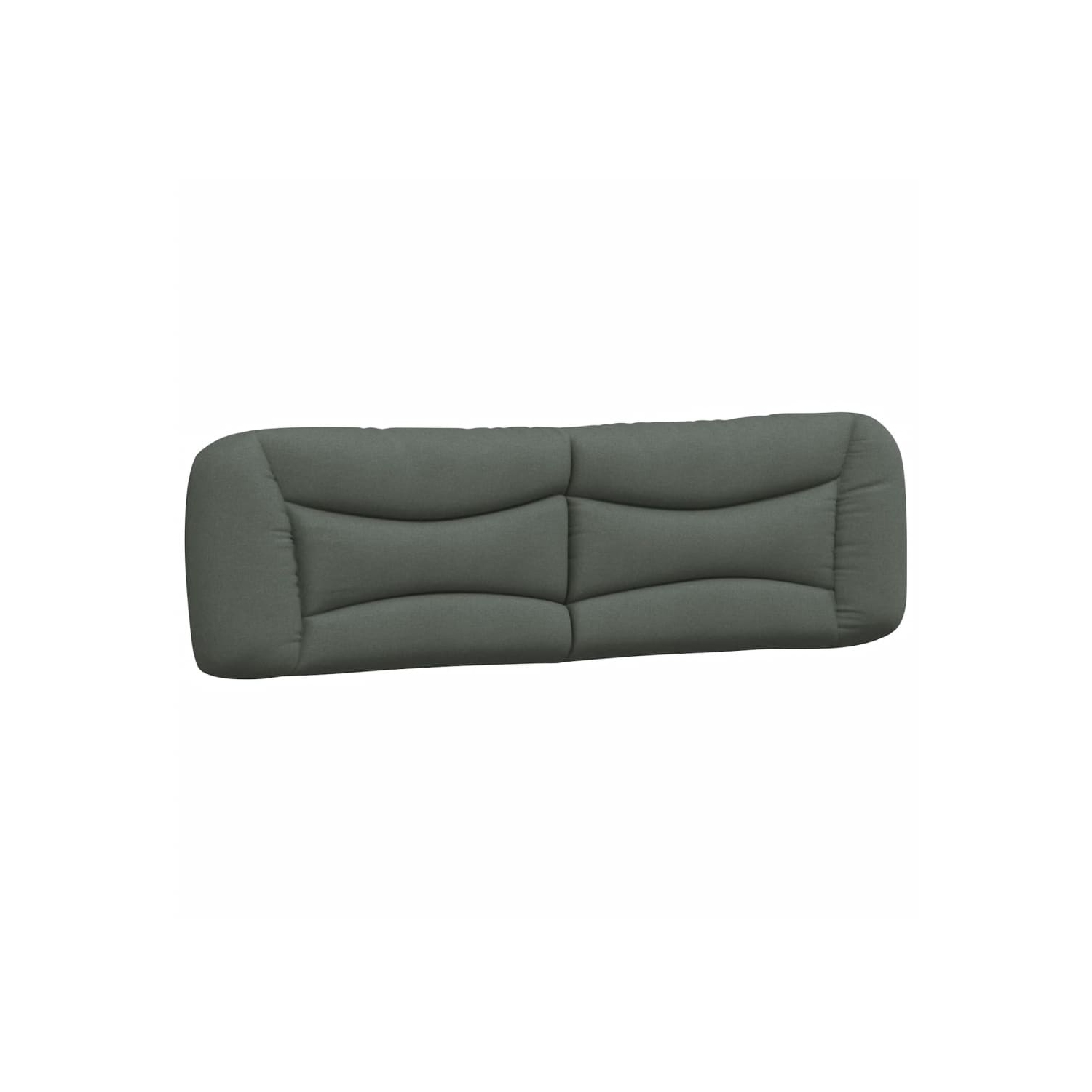 vidaXL Headboard Cushion "Hvar" Dark Grey 193 cm Fabric