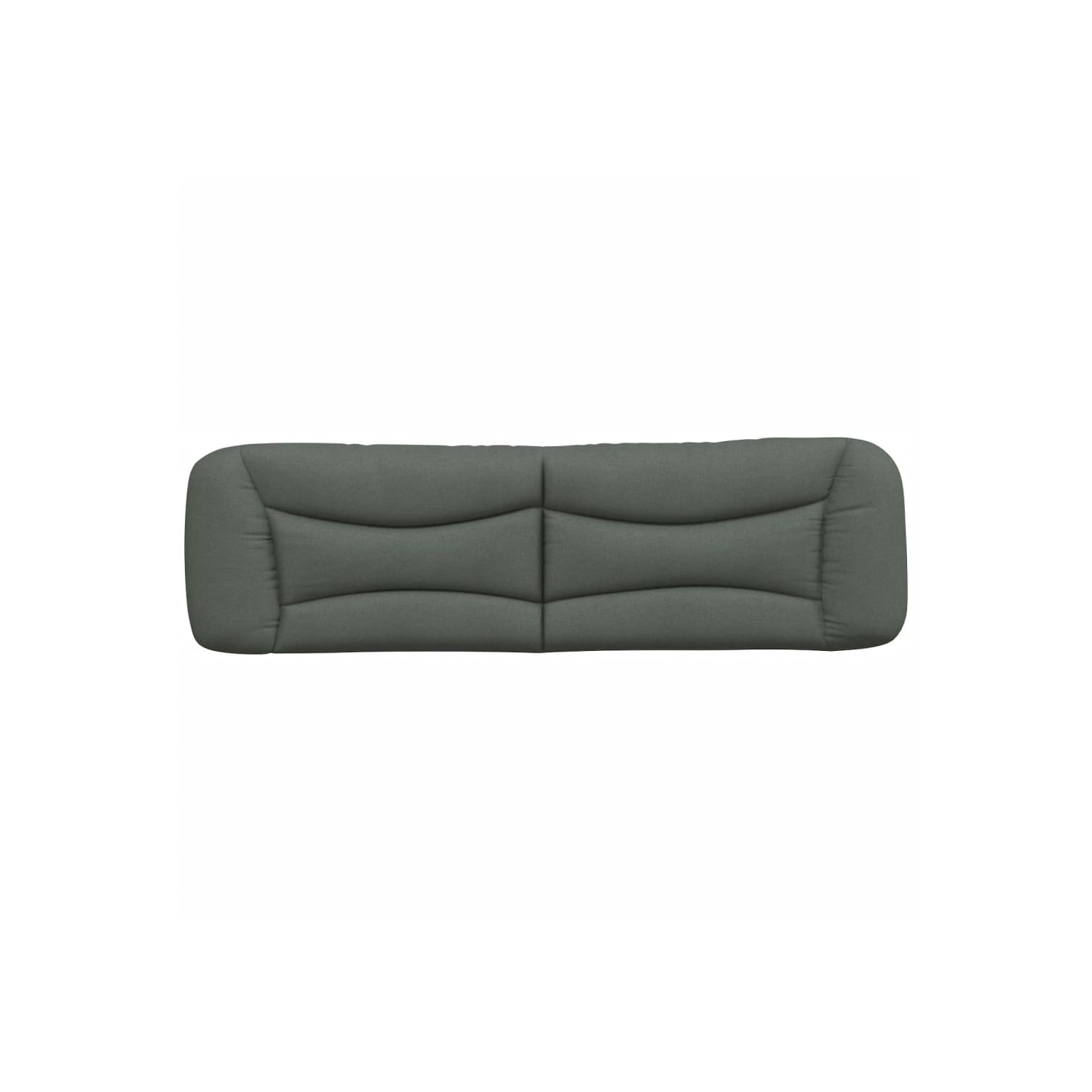 vidaXL Headboard Cushion "Hvar" Dark Grey 193 cm Fabric