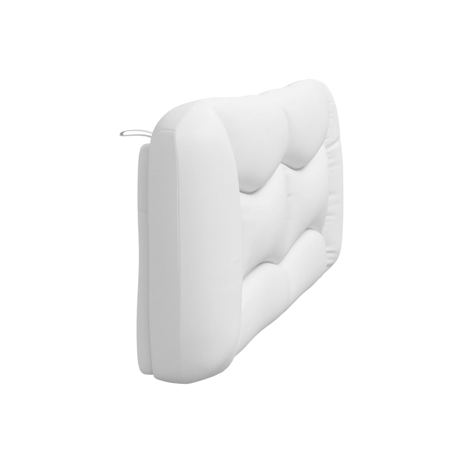 VidaXL – Coussin de tête de lit «&nbsp;Hvar&nbsp;» en similicuir 183&nbsp;cm blanc