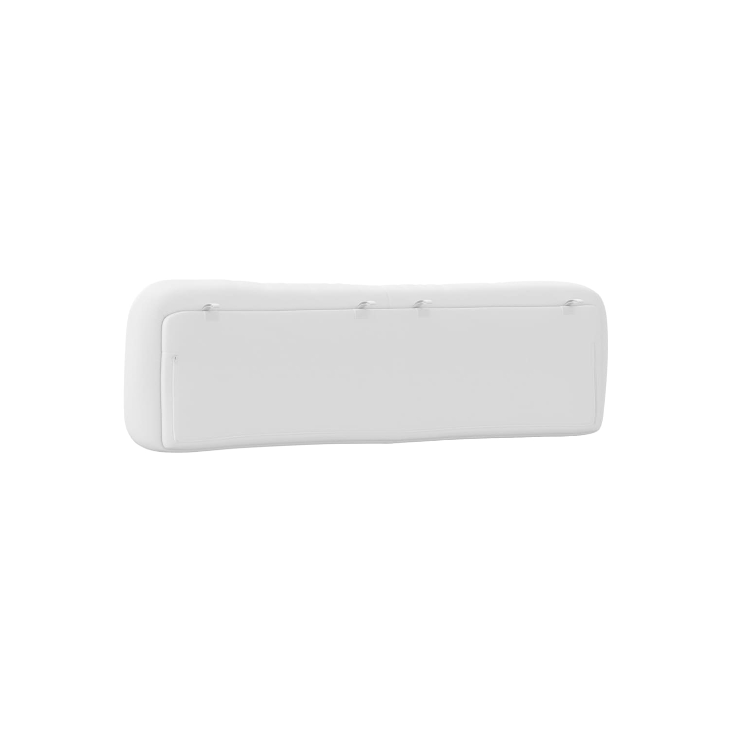 VidaXL – Coussin de tête de lit «&nbsp;Hvar&nbsp;» en similicuir 183&nbsp;cm blanc