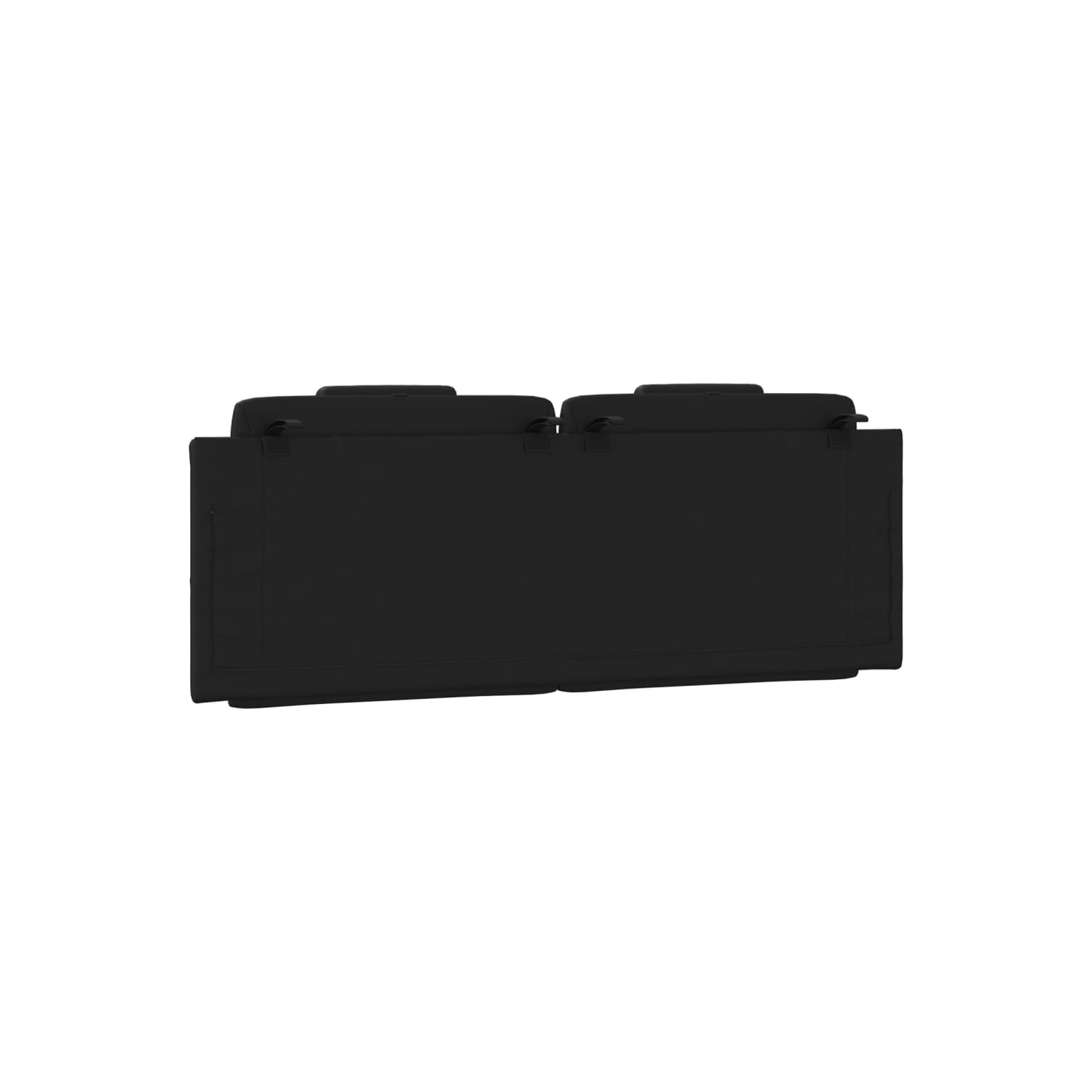 VidaXL – Coussin de tête de lit «&nbsp;Viana&nbsp;» en similicuir 137&nbsp;cm noir