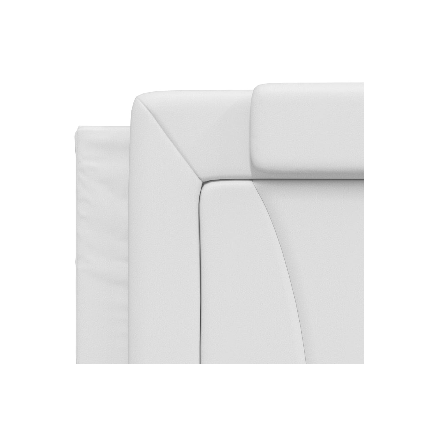 vidaXL Headboard Cushion "Viana" White 193 cm Faux Leather