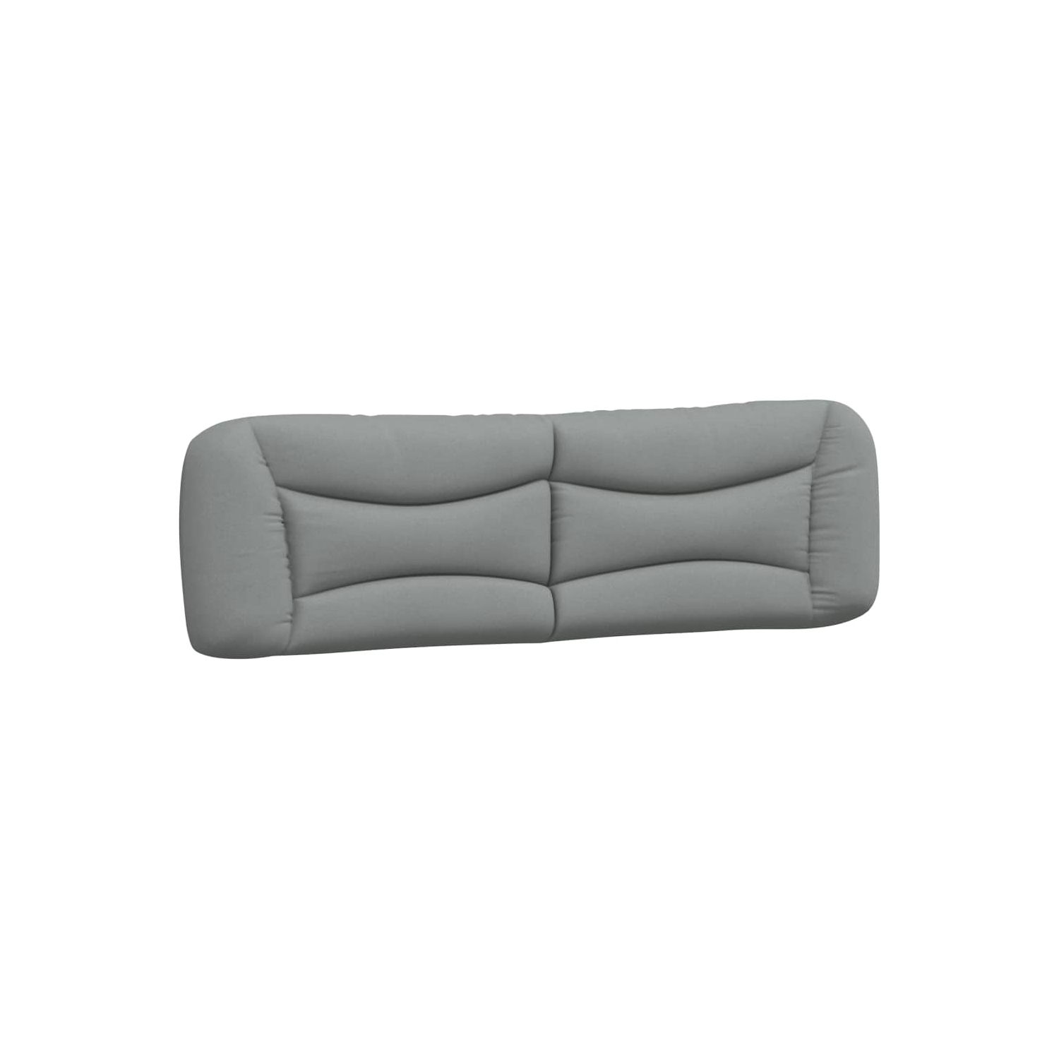 VidaXL – Coussin de tête de lit «&nbsp;Hvar&nbsp;» en tissu 183&nbsp;cm gris pâle