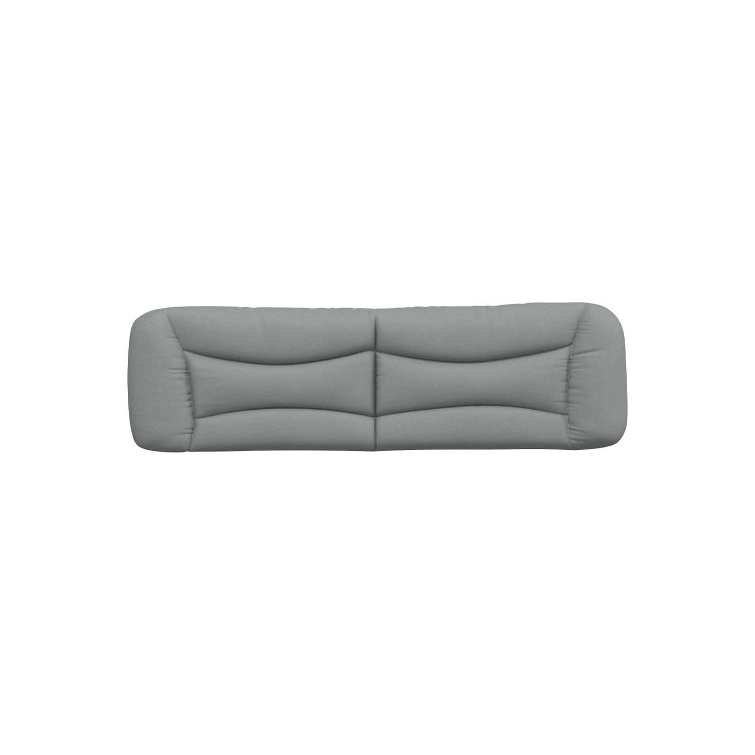 VidaXL – Coussin de tête de lit «&nbsp;Hvar&nbsp;» en tissu 183&nbsp;cm gris pâle