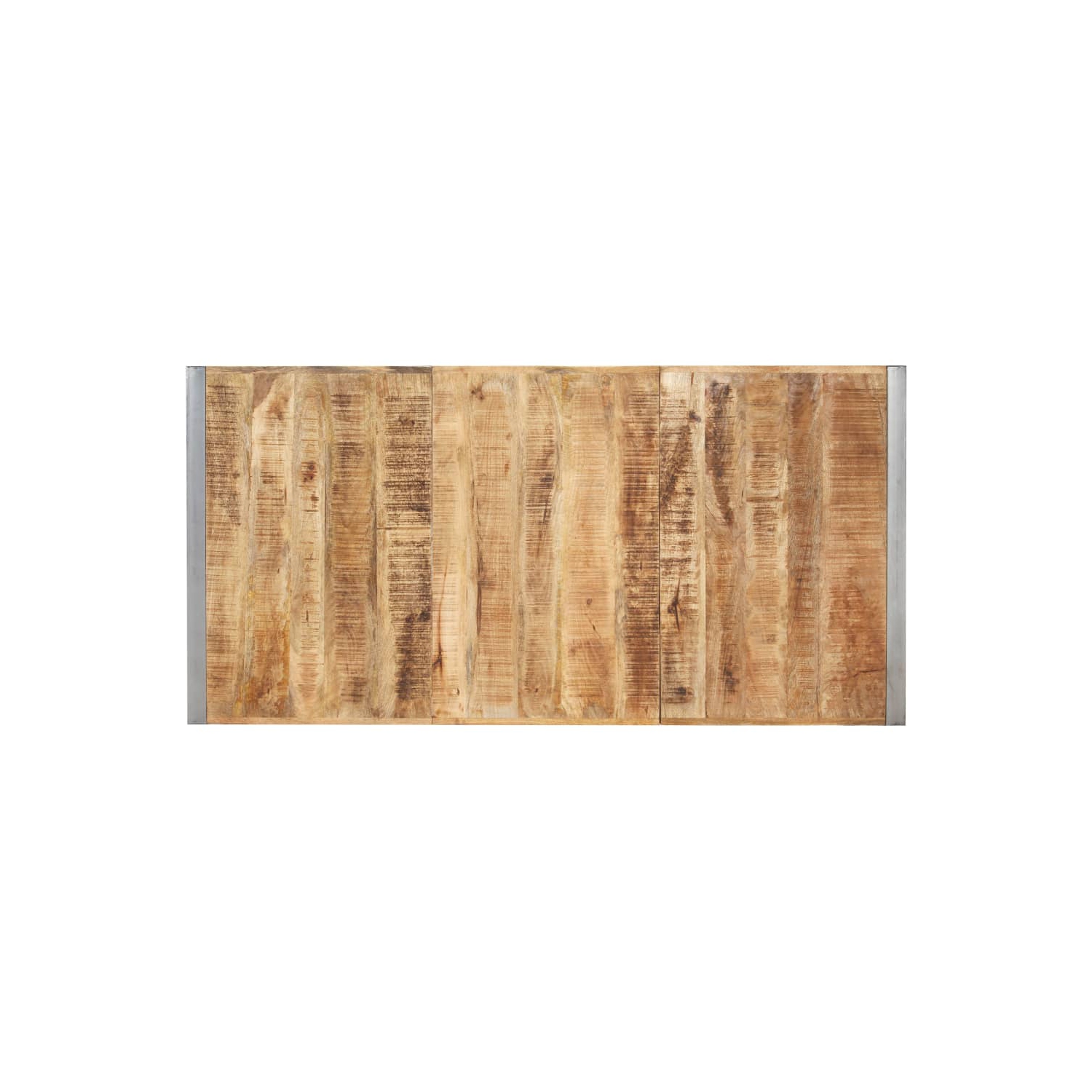 vidaXL Dining Table 180x90x75 cm Solid Rough Mango Wood