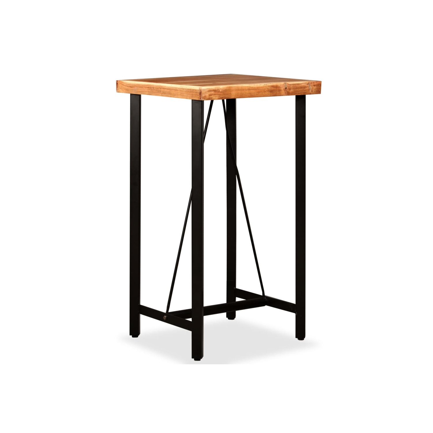vidaXL Bar Table Solid Acacia Wood 60x60x107 cm