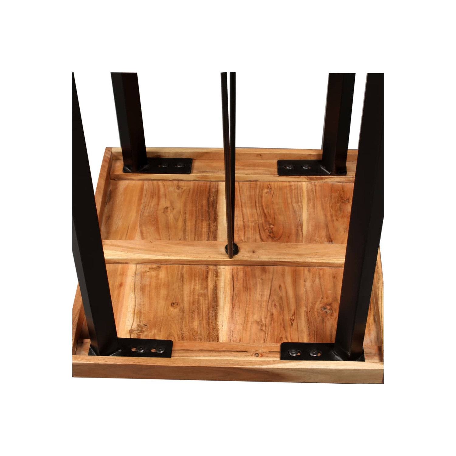 vidaXL Bar Table Solid Acacia Wood 60x60x107 cm