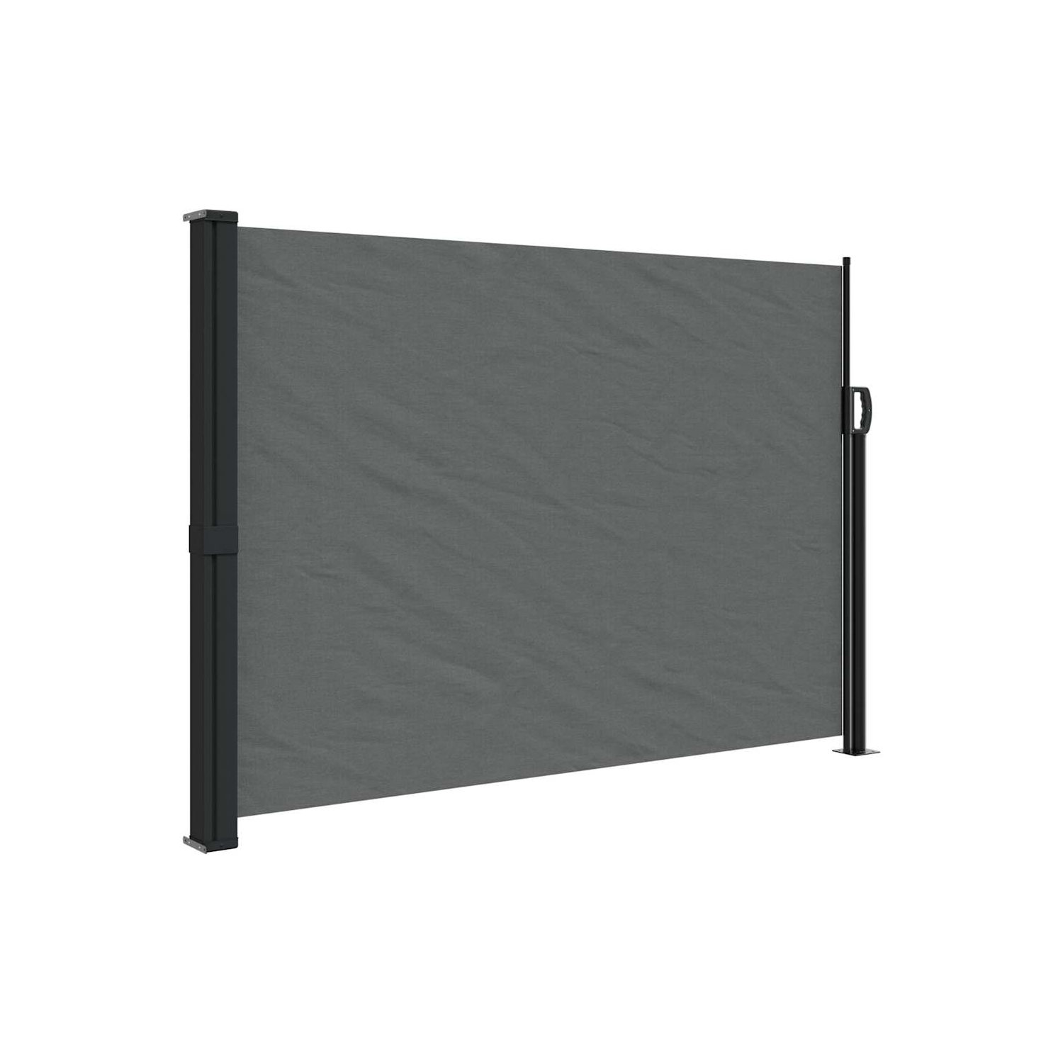 vidaXL Retractable Side Awning Anthracite 140x500 cm