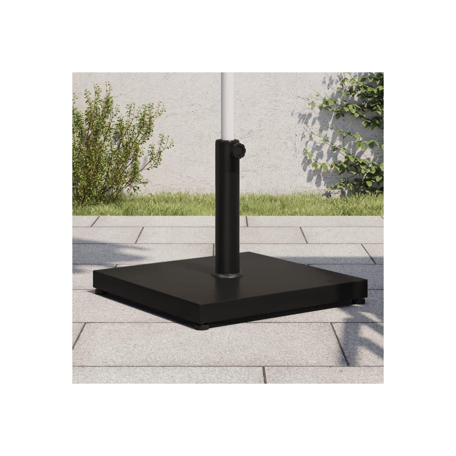 vidaXL Parasol Base for Ø32/38/48 mm Poles 18 kg Square