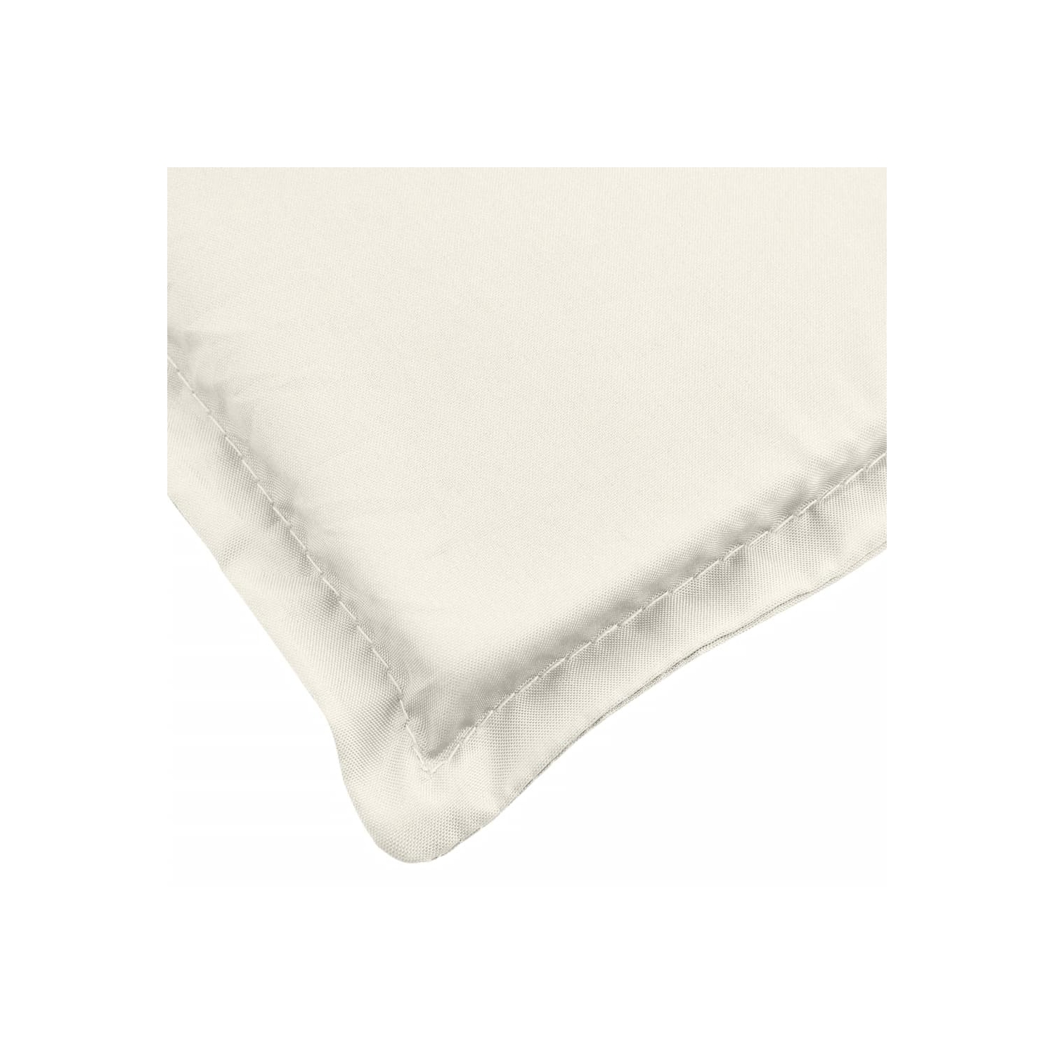 vidaXL Lowback Chair Cushions 6 pcs Melange Cream 100x50x4 cm Fabric