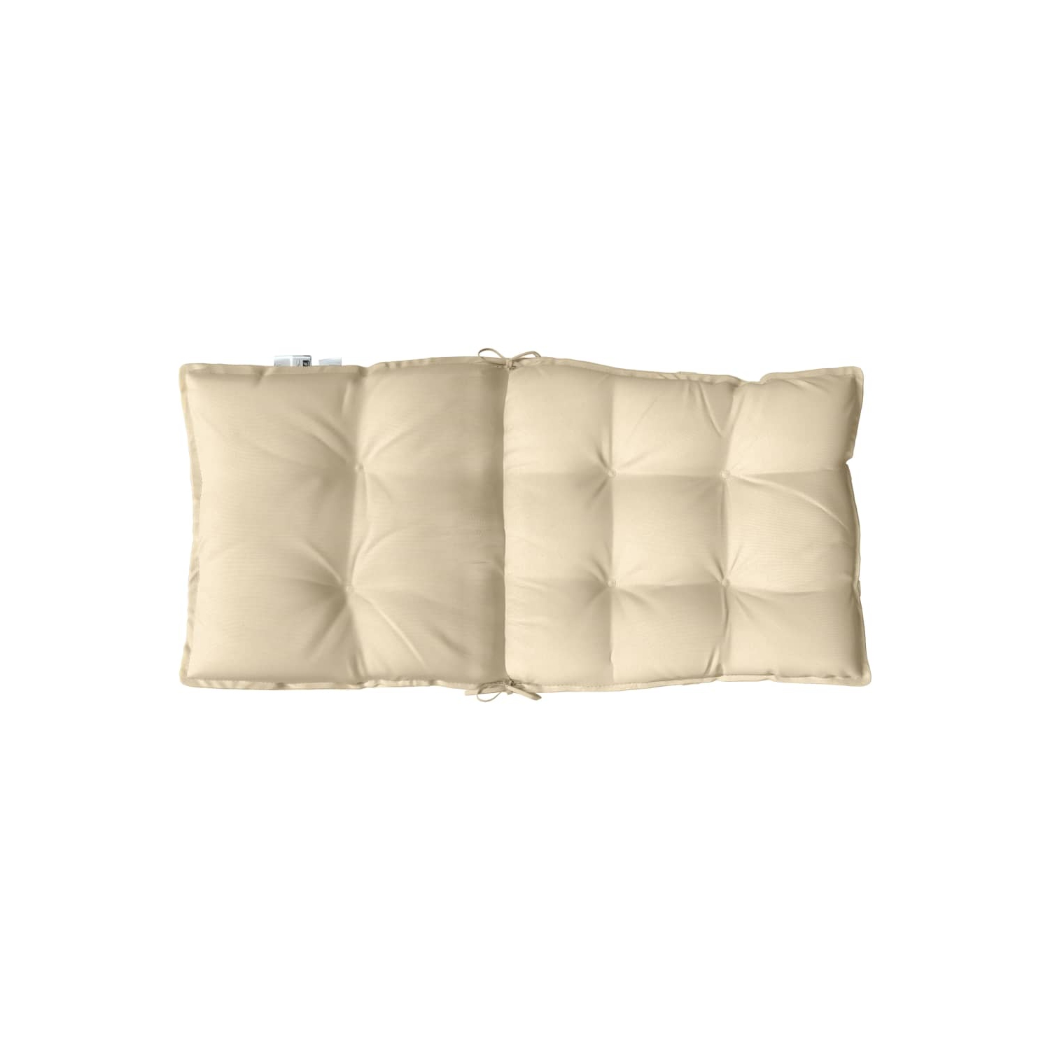 vidaXL Lowback Chair Cushions 2 pcs Beige Oxford Fabric