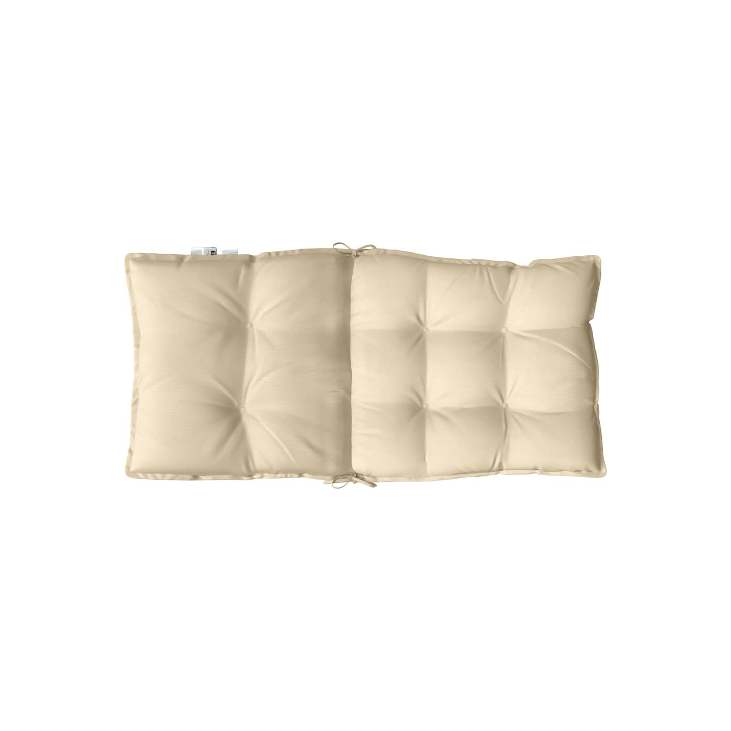 vidaXL Lowback Chair Cushions 2 pcs Beige Oxford Fabric