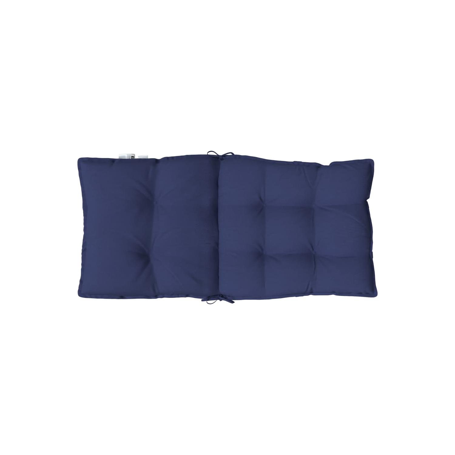 Coussins de fauteuil à dossier bas vidaXL 4 pièces en tissu Oxford bleu marine