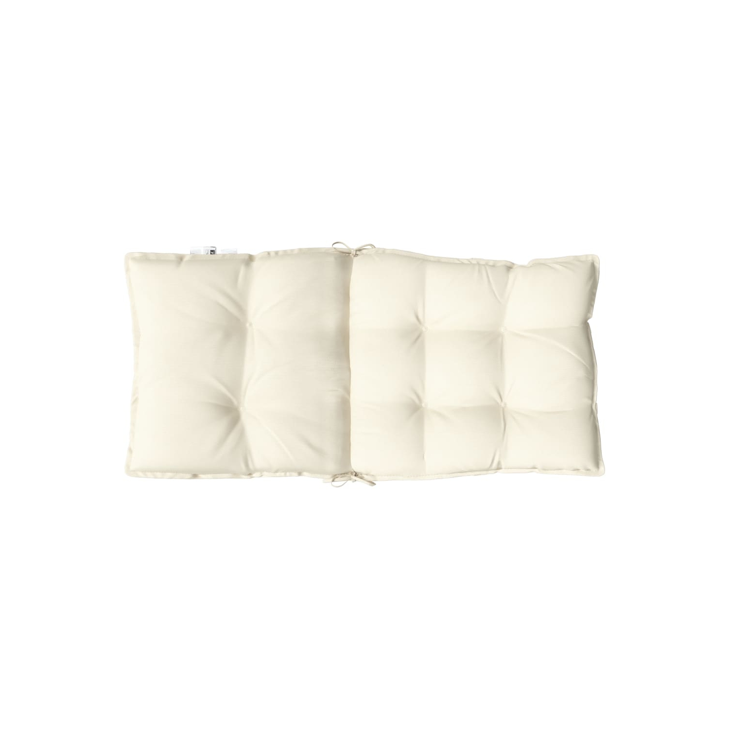 vidaXL Lowback Chair Cushions 6 pcs Cream Oxford Fabric