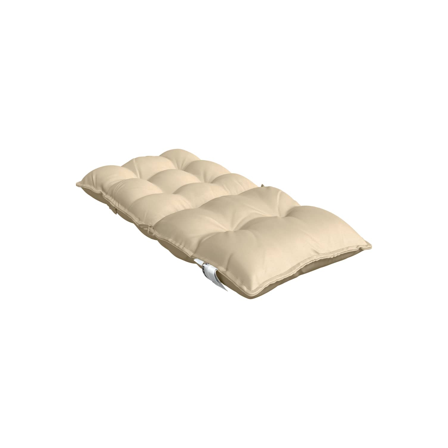 vidaXL Lowback Chair Cushions 4 pcs Beige Oxford Fabric
