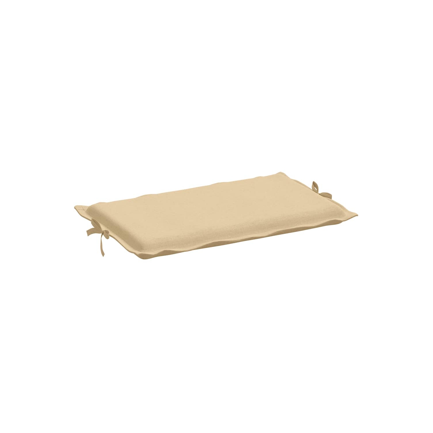 Coussin de chaise longue vidaXL en mélange de tissu 186 x 58 x 4&nbsp;cm beige