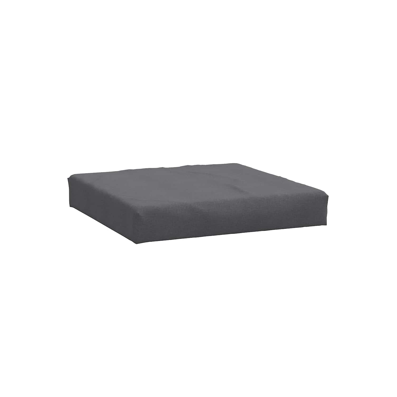 vidaXL Pallet Cushions 2 pcs Melange Anthracite Fabric