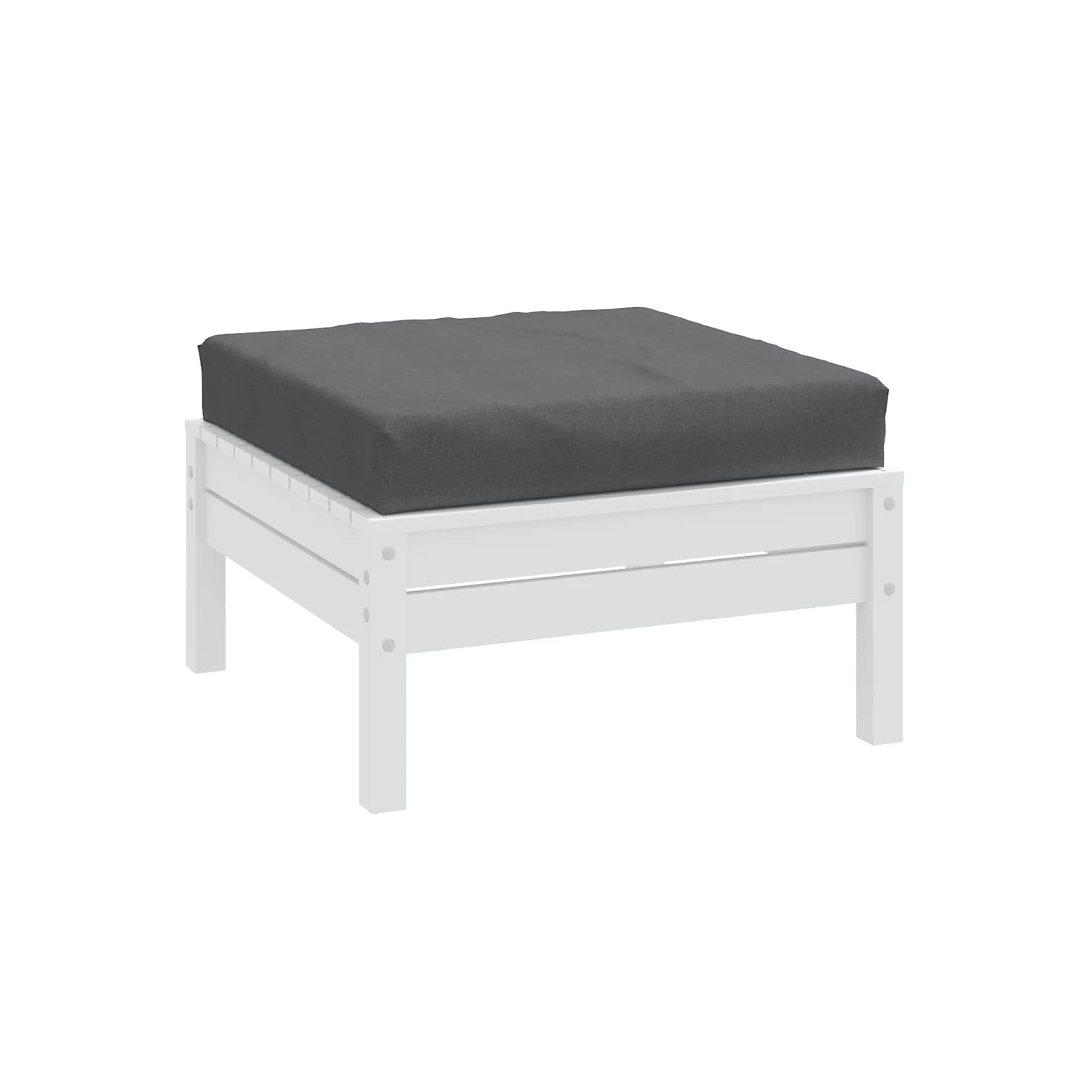 VidaXL – Coussin de palette mélange anthracite 60x60x9. Tissu 5&nbsp;cm