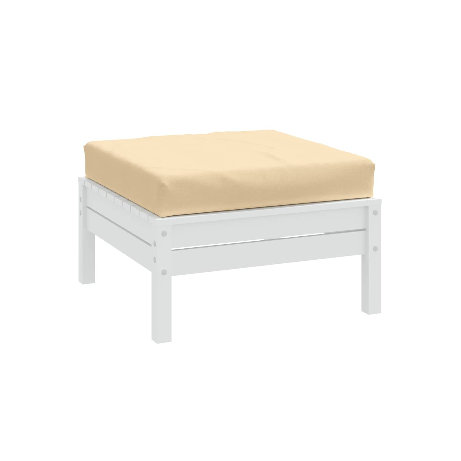 VidaXL – Coussin de palette mélange beige 60x60x9.Tissu 5&nbsp;cm