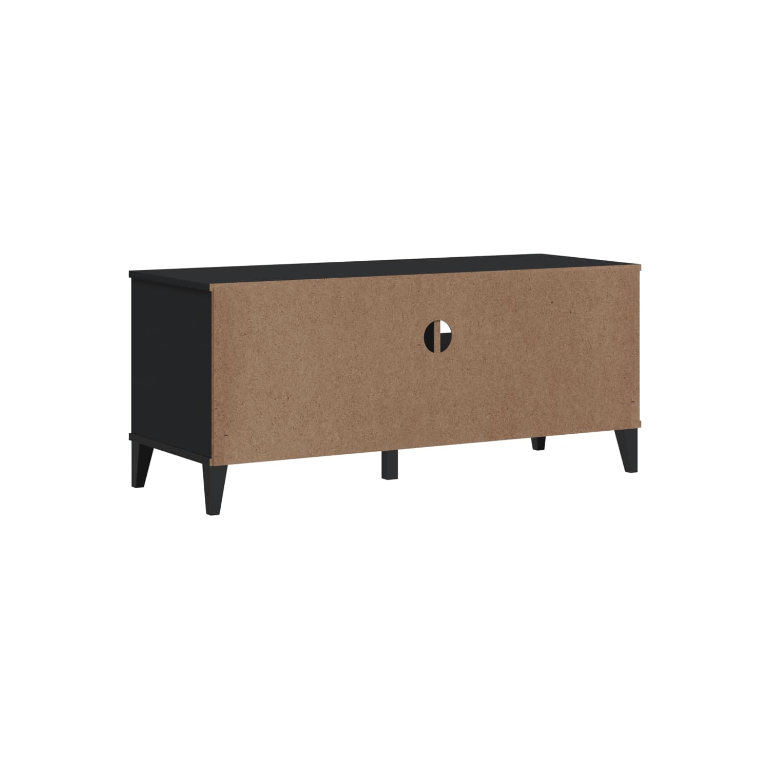 vidaXL TV Cabinet VIKEN Black Engineered Wood