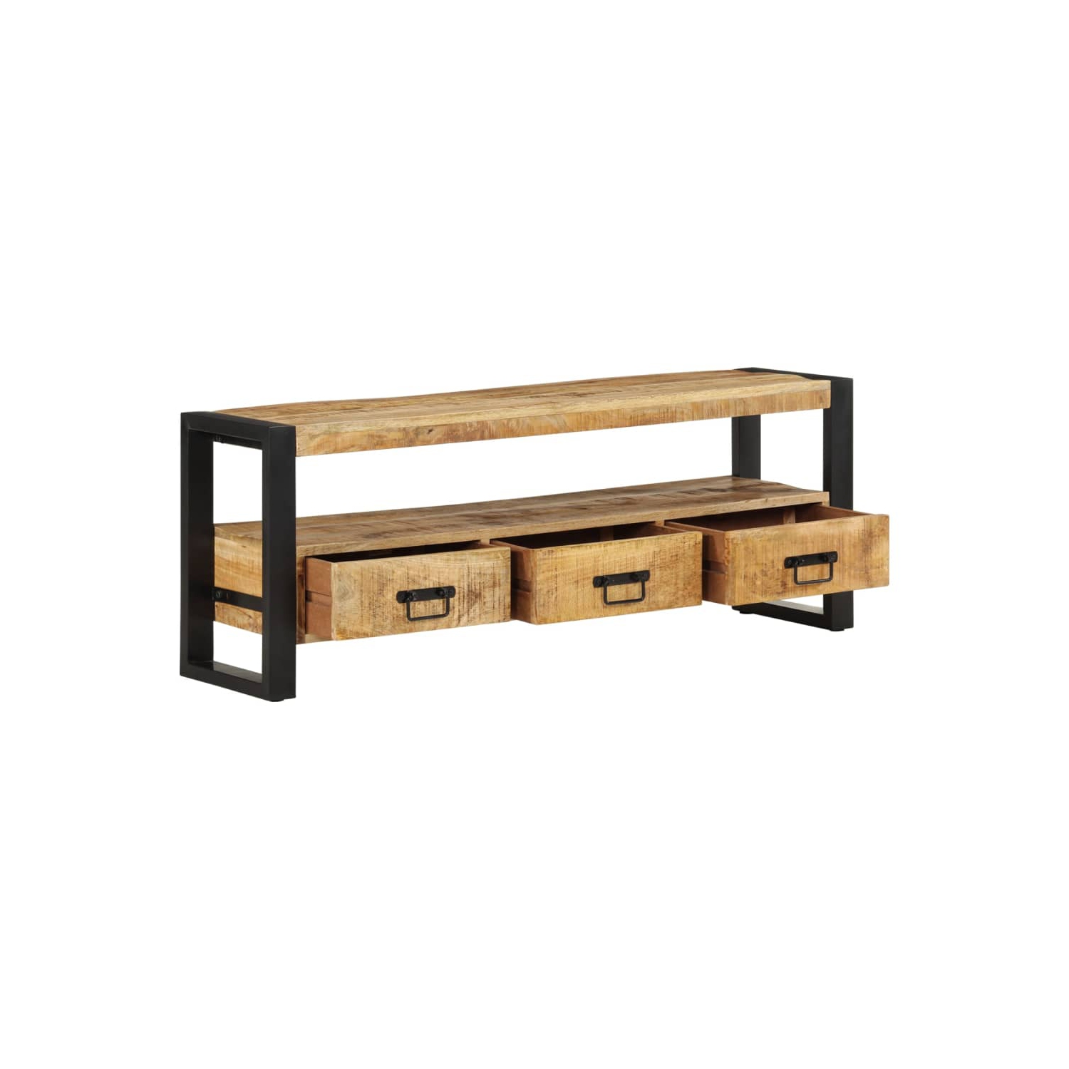 vidaXL TV Cabinet 120x30x45 cm Solid Wood Mango